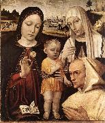 BORGOGNONE, Ambrogio Madonna and Child, St Catherine and the Blessed Stefano Maconi fgtr china oil painting reproduction